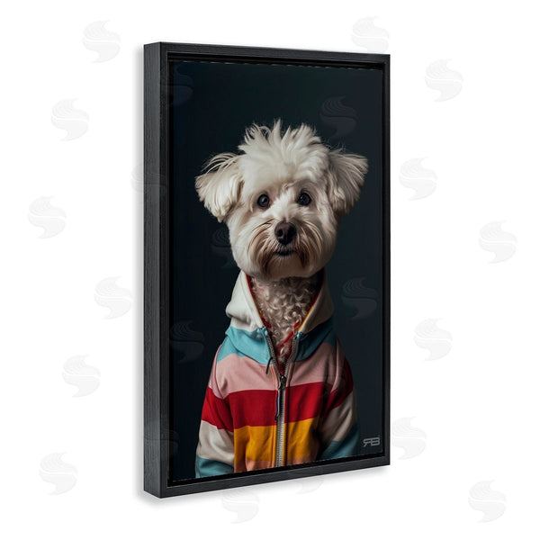 Stupell Industries Roozbeh Bahramali | Terrier Dog With Windbreaker
