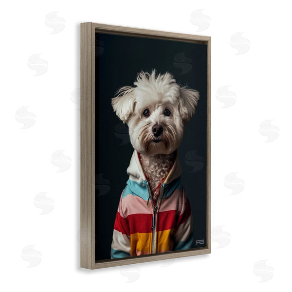 Stupell Industries Roozbeh Bahramali | Terrier Dog With Windbreaker