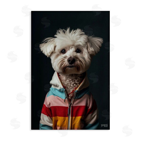 stupell industries Roozbeh Bahramali | Terrier Dog with Windbreaker