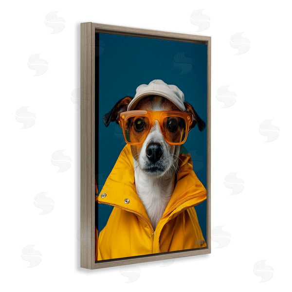 Stupell Industries Roozbeh Bahramali | Trendy Dog Friend