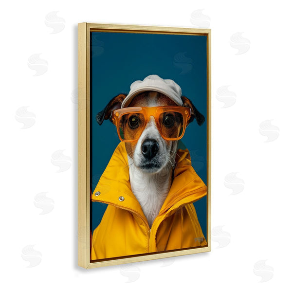 Stupell Industries Roozbeh Bahramali | Trendy Dog Friend