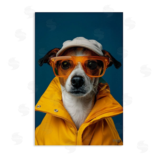 stupell industries Roozbeh Bahramali | Trendy Dog Friend