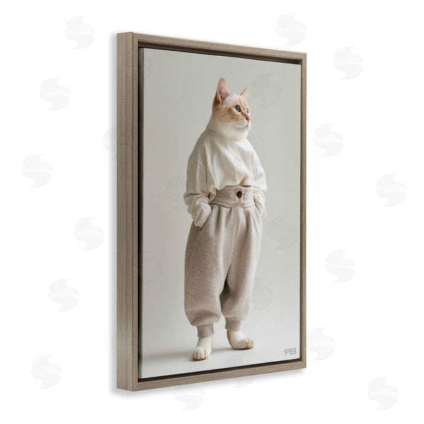 Stupell Industries Roozbeh Bahramali | Trendy Fashion Cat
