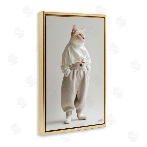 Stupell Industries Roozbeh Bahramali | Trendy Fashion Cat