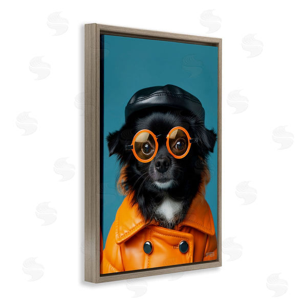 Stupell Industries Roozbeh Bahramali | Trendy Fashion Dog