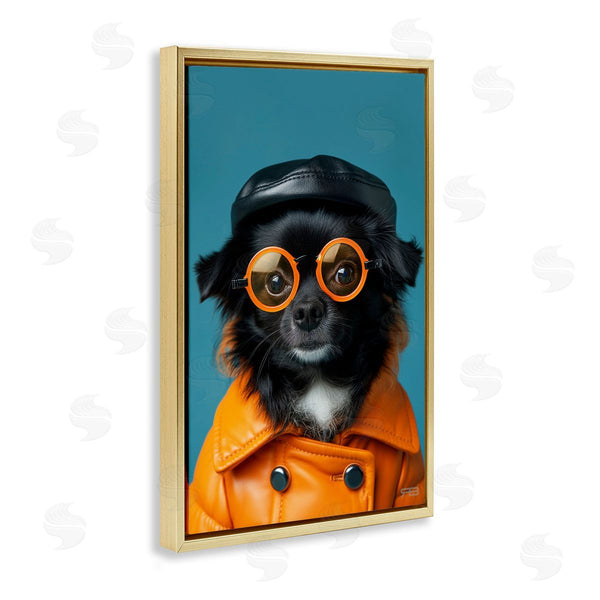 Stupell Industries Roozbeh Bahramali | Trendy Fashion Dog