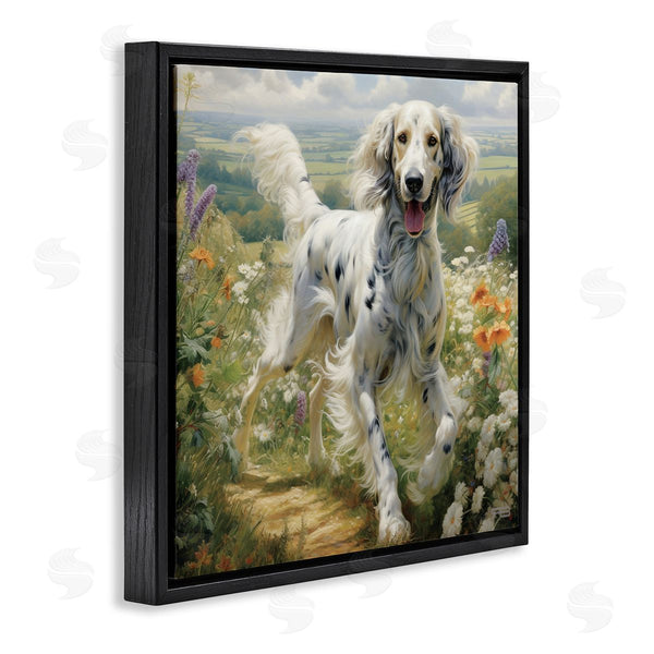 Stupell Industries Roozbeh Bahramali | Trotting Dog Landscape