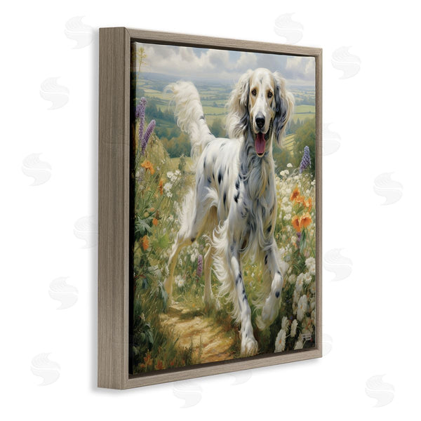 Stupell Industries Roozbeh Bahramali | Trotting Dog Landscape