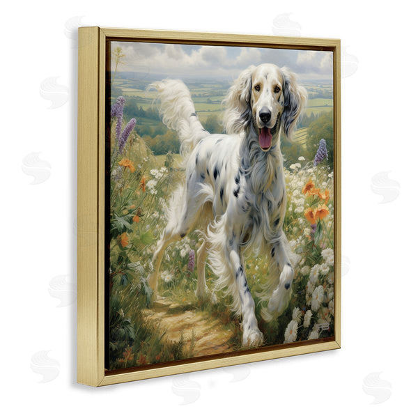 Stupell Industries Roozbeh Bahramali | Trotting Dog Landscape