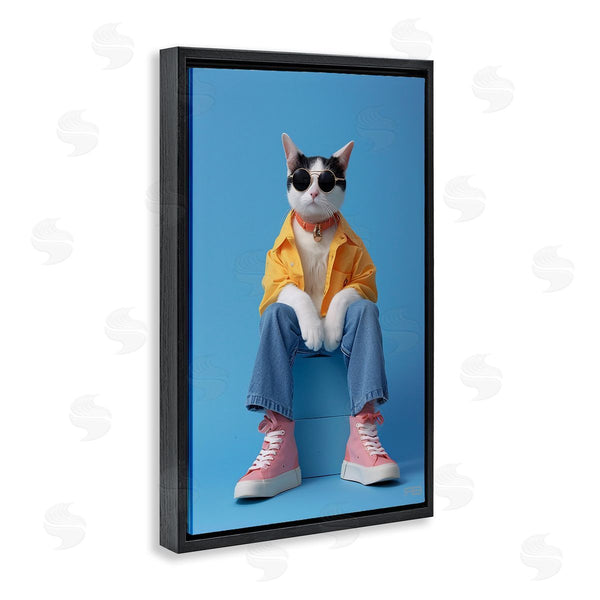 Stupell Industries Roozbeh Bahramali | Urban Fashion Cat