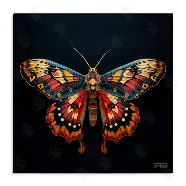 stupell industries Roozbeh Bahramali | Vivid Patterned Moth