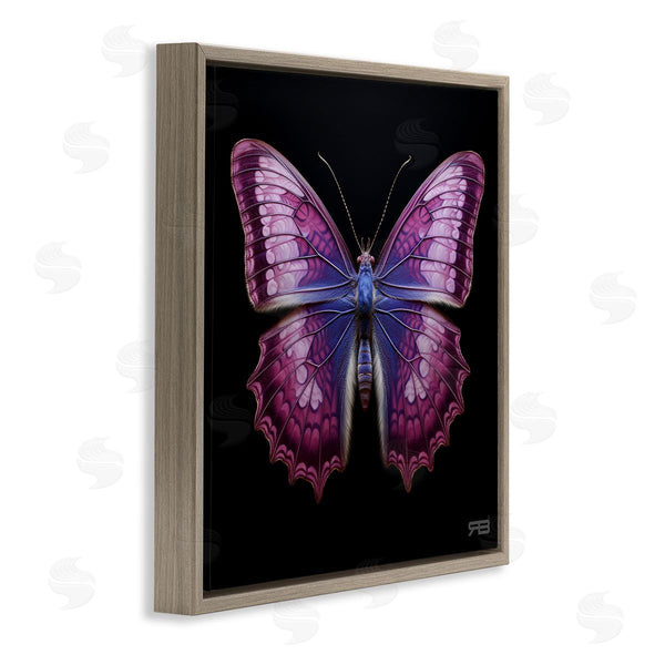 Stupell Industries Roozbeh Bahramali | Vivid Purple Butterfly Wall Art