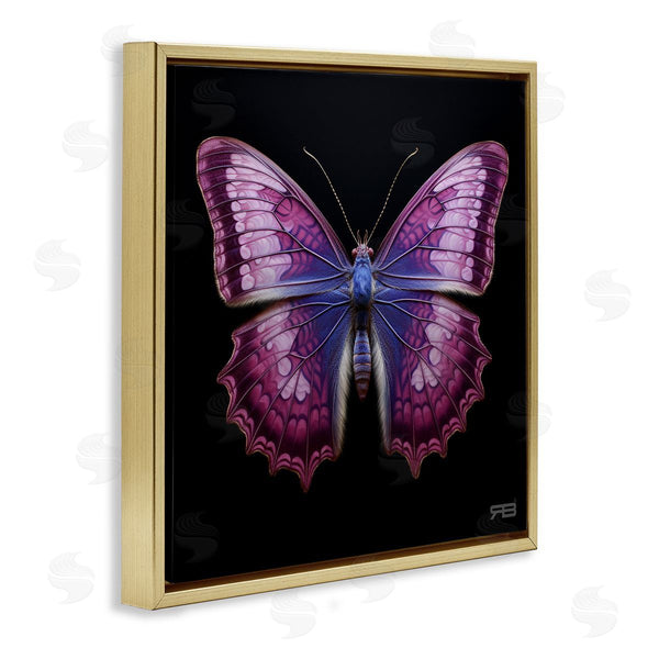 Stupell Industries Roozbeh Bahramali | Vivid Purple Butterfly Wall Art