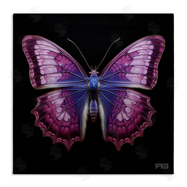 stupell industries Roozbeh Bahramali | Vivid Purple Butterfly Wall Art