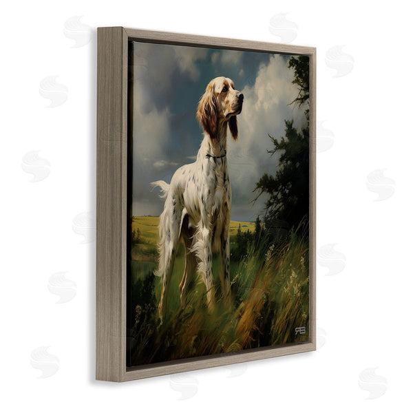 Stupell Industries Roozbeh Bahramali | Windswept Country Dog Wall Art