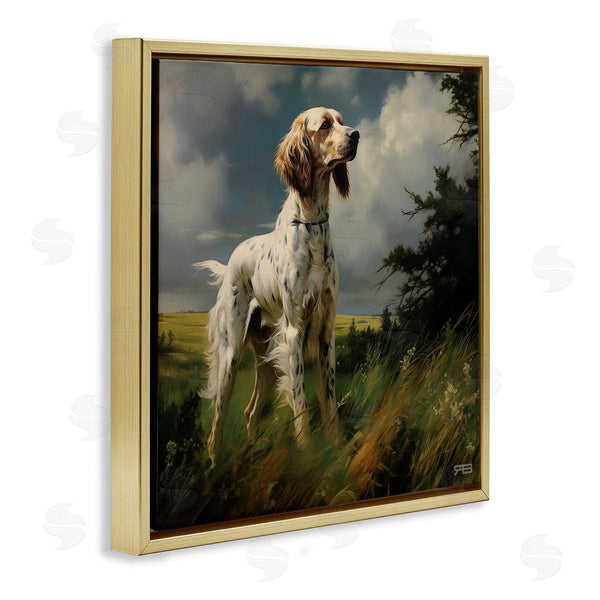 Stupell Industries Roozbeh Bahramali | Windswept Country Dog Wall Art