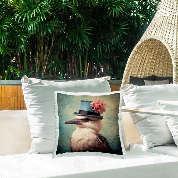 Stupell Industries Roozbeh | Bird & Vintage Hat Printed Throw Pillow
