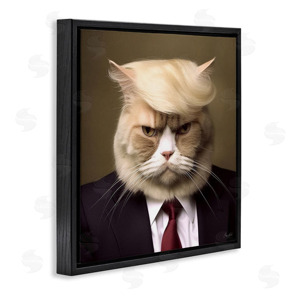 Stupell Industries Roozbeh | Business Cat Portrait Wall Art