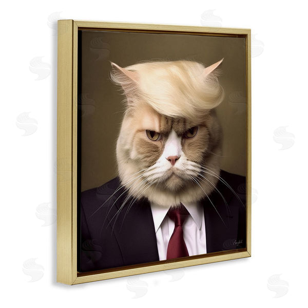 Stupell Industries Roozbeh | Business Cat Portrait Wall Art