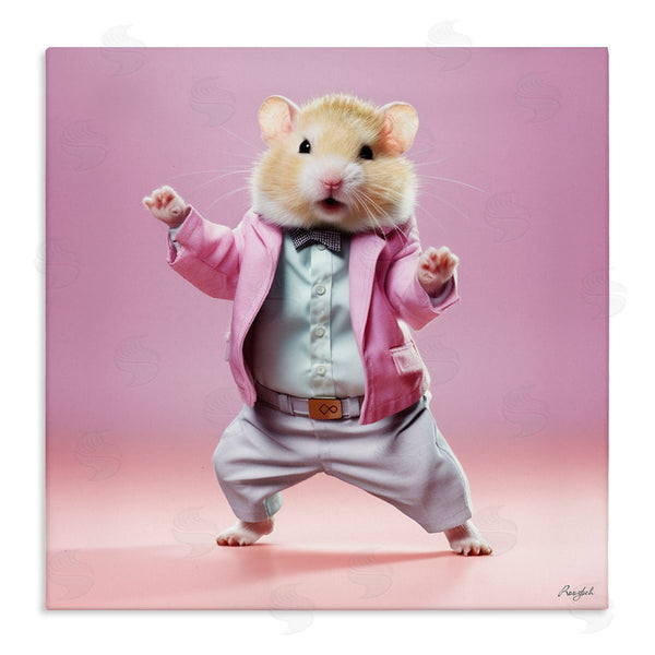 stupell industries Roozbeh | Dancing Hamster Portrait