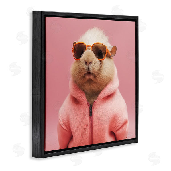 Stupell Industries Roozbeh | Fashionable Animal In Pink