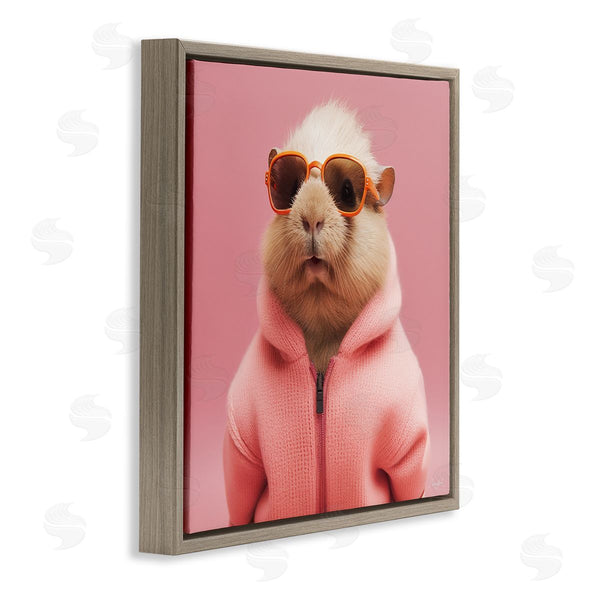 Stupell Industries Roozbeh | Fashionable Animal In Pink