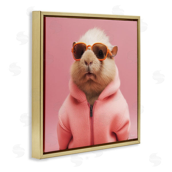 Stupell Industries Roozbeh | Fashionable Animal In Pink