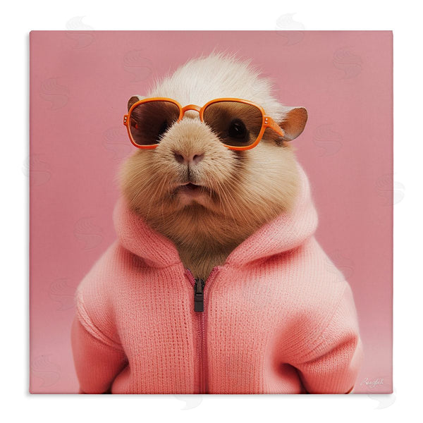 stupell industries Roozbeh | Fashionable Animal in Pink