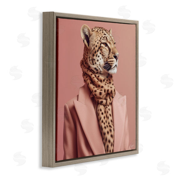 Stupell Industries Roozbeh | Fashionable Cheetah Portrait