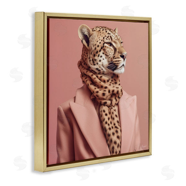 Stupell Industries Roozbeh | Fashionable Cheetah Portrait