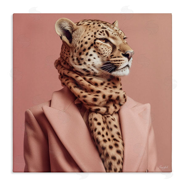 stupell industries Roozbeh | Fashionable Cheetah Portrait