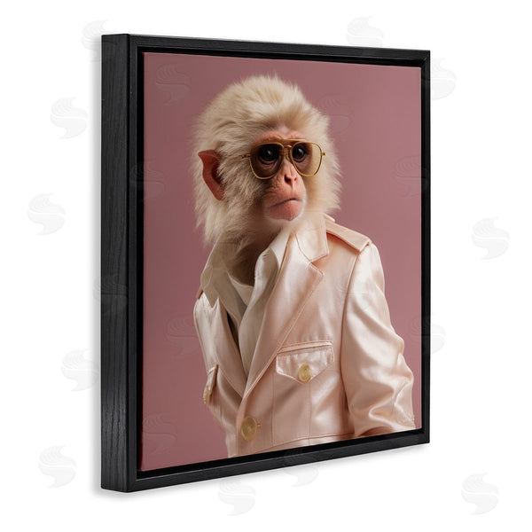 Stupell Industries Roozbeh | Fashionable Monkey Portrait