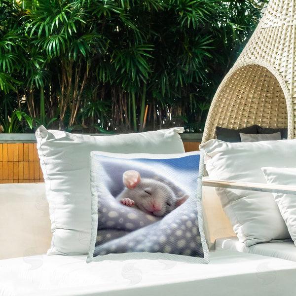 Stupell Industries Roozbeh | Fuzzy Sleeping Mouse Printed Throw Pillow