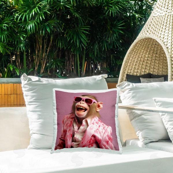 Stupell Industries Roozbeh | Hipster Monkey In Suit Throw Pillow