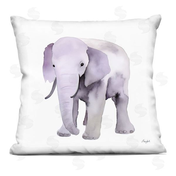 stupell industries Roozbeh | Kid's Minimal Elephant Throw Pillow