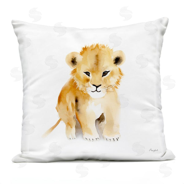 Stupell Industries Roozbeh | Minimal Lion Cub Throw Pillow