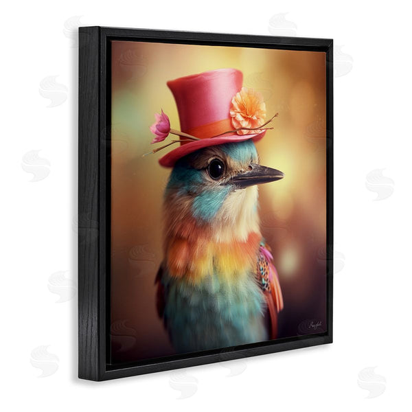 Stupell Industries Roozbeh | Pastel Bird In Hat Wall Art