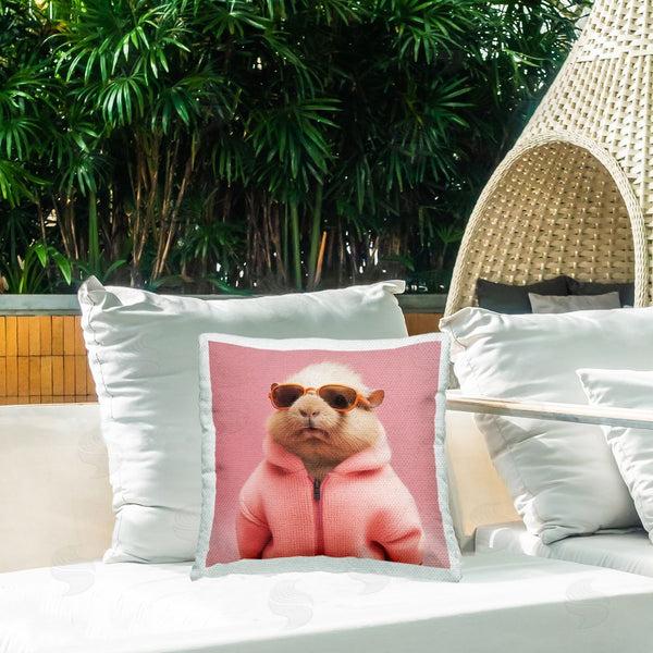 Stupell Industries Roozbeh | Pink Fashion Animal Printed Throw Pillow