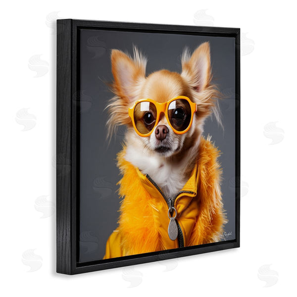 Stupell Industries Roozbeh | Trendy Chihuahua Portrait