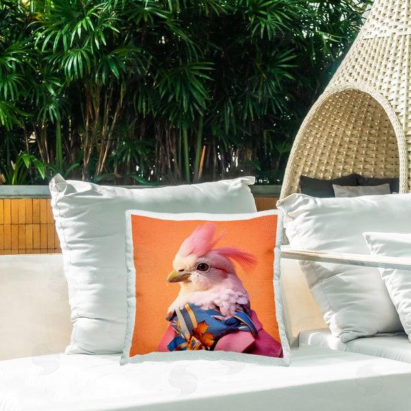 Stupell Industries Roozbeh | Trendy Fashion Bird Printed Throw Pillow