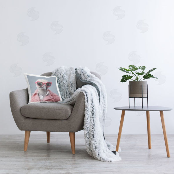 Stupell Industries Roozbeh | Trendy Vulture Bird Printed Throw Pillow