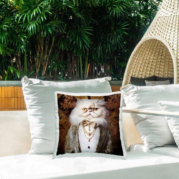 Stupell Industries Roozbeh | Vintage Fashion Cat Printed Throw Pillow