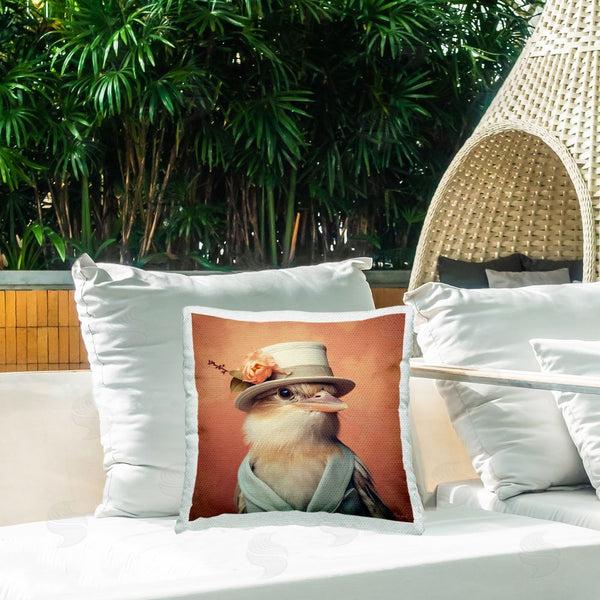 Stupell Industries Roozbeh | Vintage Hat Bird Printed Throw Pillow
