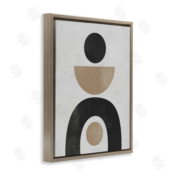 Stupell Industries Ros Ruseva | Black & Beige Arch Shapes Wall Art