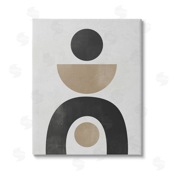 stupell industries Ros Ruseva | Black & Beige Arch Shapes Wall Art