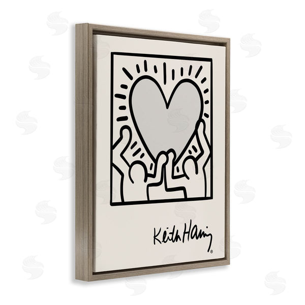 Stupell Industries Ros Ruseva | Classic Heart Symbol Keith Haring