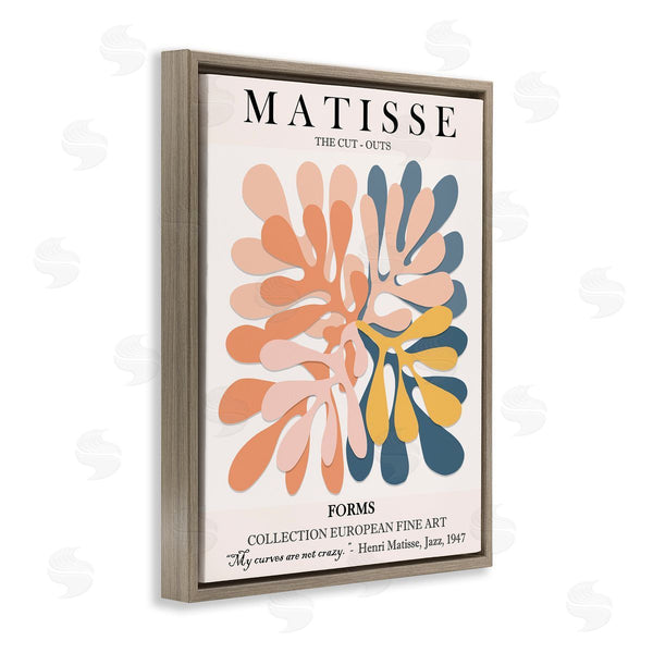 Stupell Industries Ros Ruseva | Classical Matisse Cut Out Forms