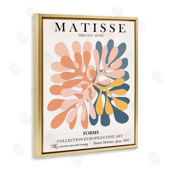 Stupell Industries Ros Ruseva | Classical Matisse Cut Out Forms
