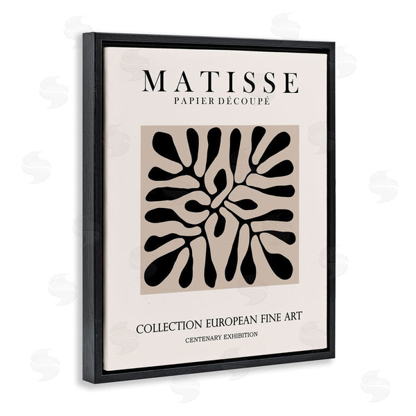 Stupell Industries Ros Ruseva | Matisse Leaves Foliage Abstract Silhouette Exhibition Design Wall Art