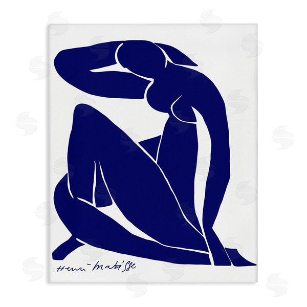 stupell industries Ros Ruseva | Minimal Abstract Purple Nude Woman Matisse Artist Wall Art